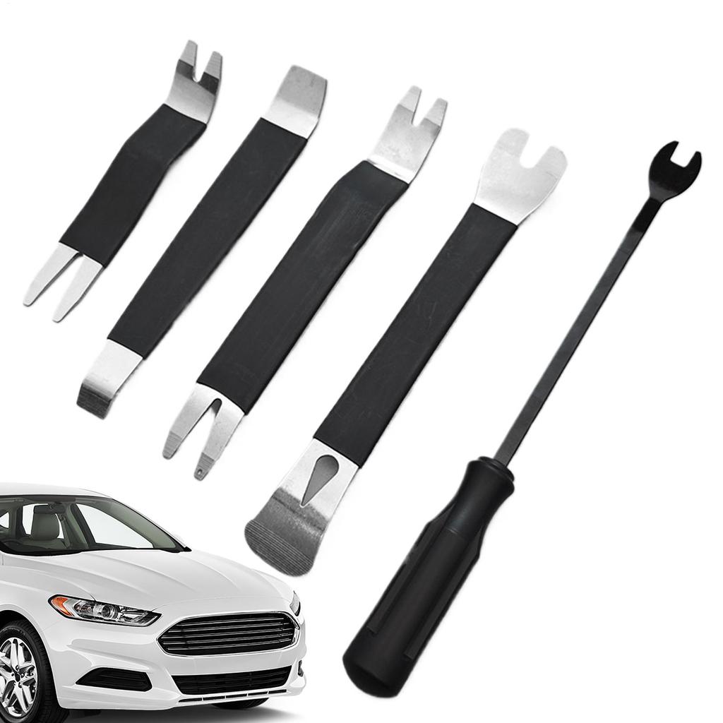 5pcs Car Audio Interior Disassembly Tools Auto Trim Removal Tool Audio Dashboard Remover Pry Tool Interior Modification