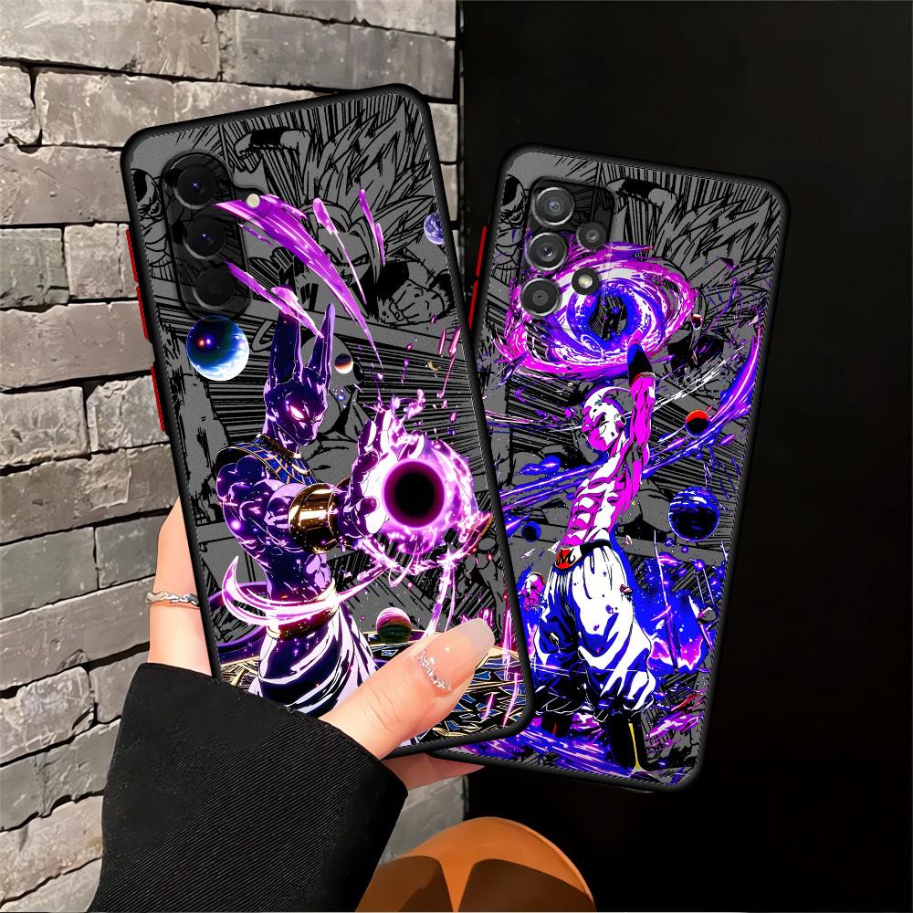 Чехол для телефона Dragon Bll Buu Beerus Back Cover Case для Samsung Galaxy A16 A15 A52S A72 A56 A36 A53 A14 A23 A73 A33 A25 A35 A55
