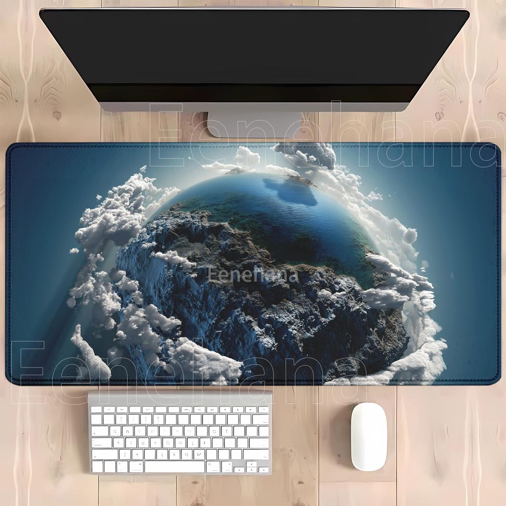 Earth forest Mouse Pad HD Printing Gamer keyboard Nonslip PC Gaming keyboard Mousepad office accessories overlock XXL Desk Mat