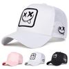 Unisex XX Smiling Face Embroidery Baseball Net Caps Spring and Summer Outdoor Adjustable Casual Hats Hip Hop Hat Sunscreen Hat