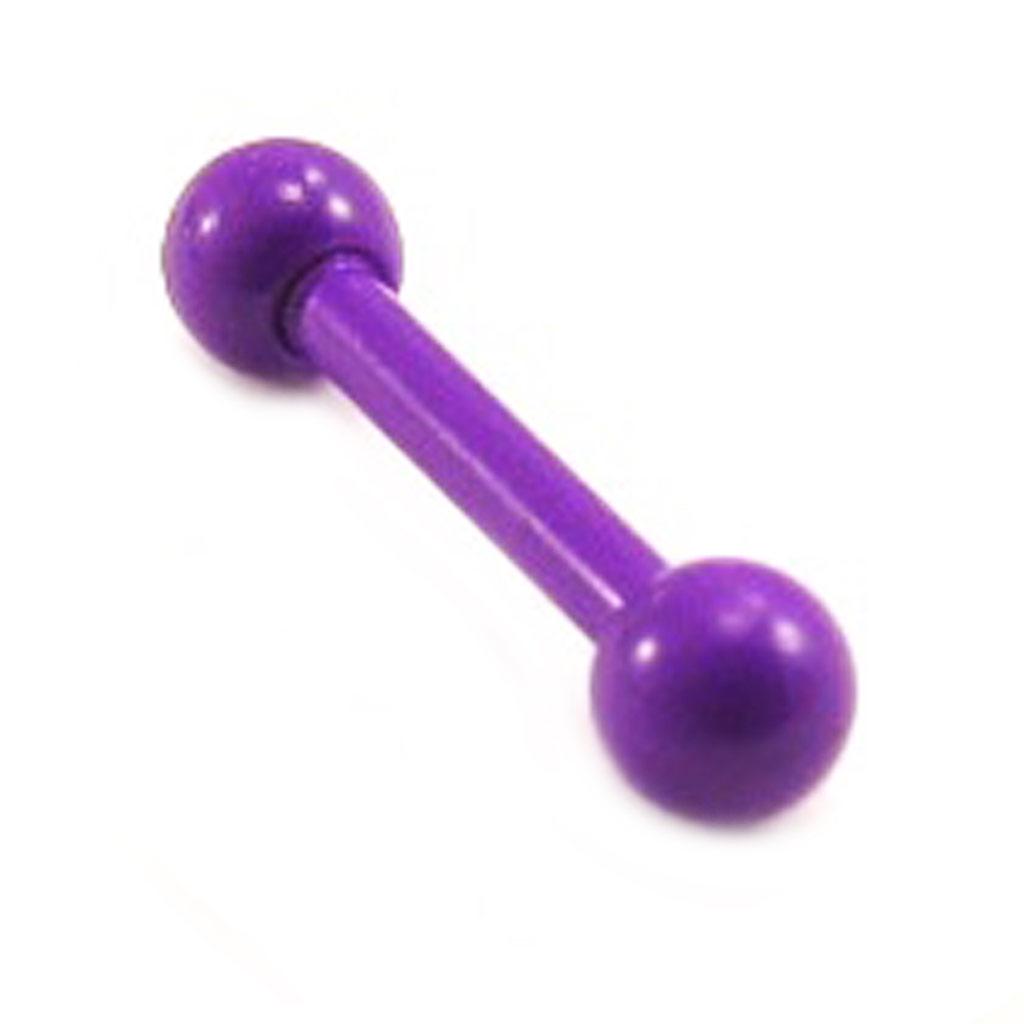 Les Trésors De Lily [L4488] - Micro Barbell 'Coloring' Purple (tragus)
