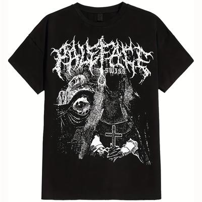 Paleface Swiss Orphan Футболка 220г Мужская Женская Летняя Мужская Футболка Черная Повседневная с Круглым Вырезом Хлопковая Футболка