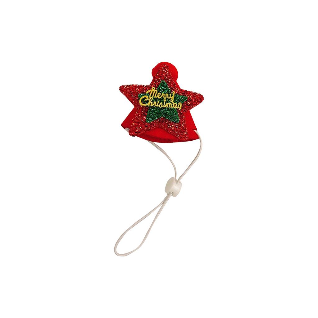 Christmas Pet Collar Dog Collar Christmas Tree Old Man Elk Hair Ball Dog Necklace Cat Collar Decoration