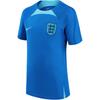 Strike England World Cup Logo Patch Short Sleeve Retro Football Jersey Men Jersey Blue DH6443-480