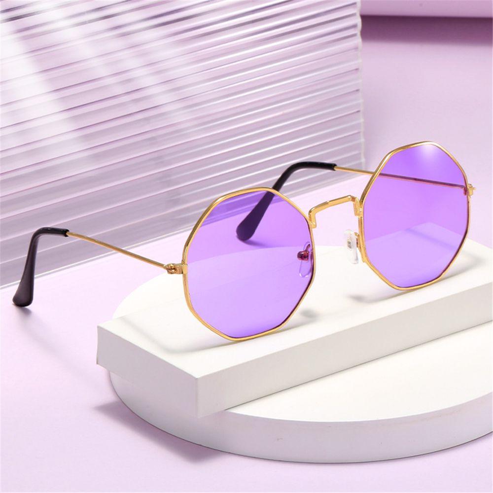 UV400 Protection Eyewear Men's Shades Retro Sunglasses Octagonal Polygon Sunglasses for Women