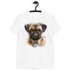 Cute Pug Dog Graphic Short-Sleeve Unisex T-Shirt | Comfort Fit Tee Pet Lover