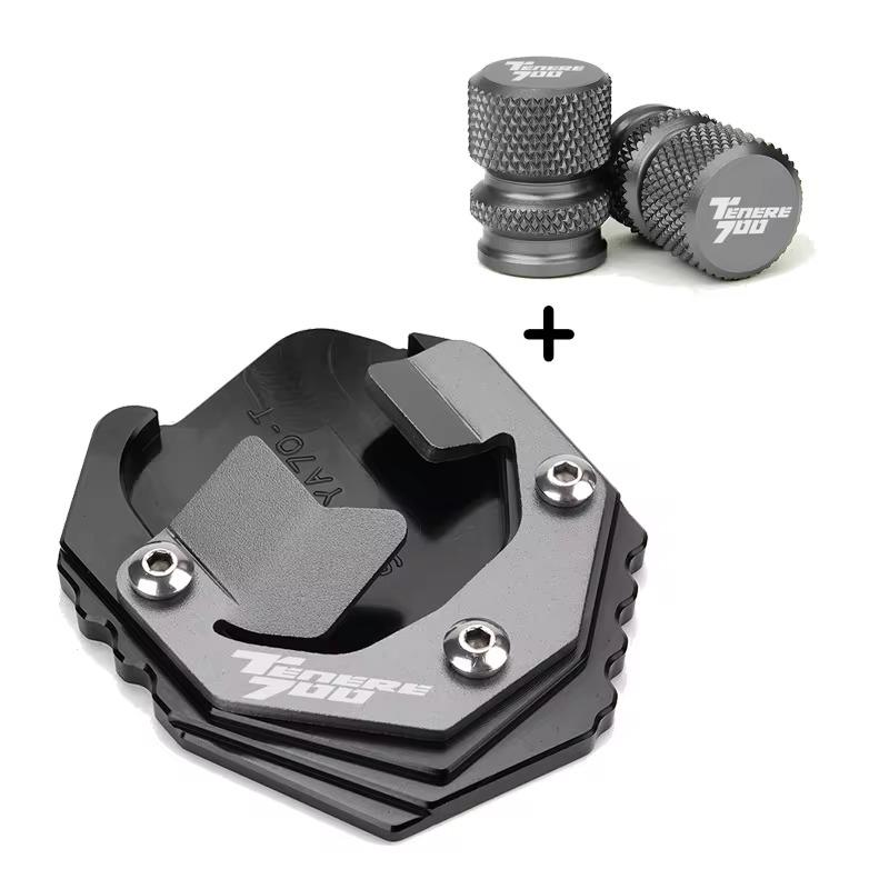 For Yamaha Tenere 700 2019 XTZ 700 T700 2019-2023 2024 2025 Motorcycle Accessories Kickstand Extension Side Stand Pad Tenere700