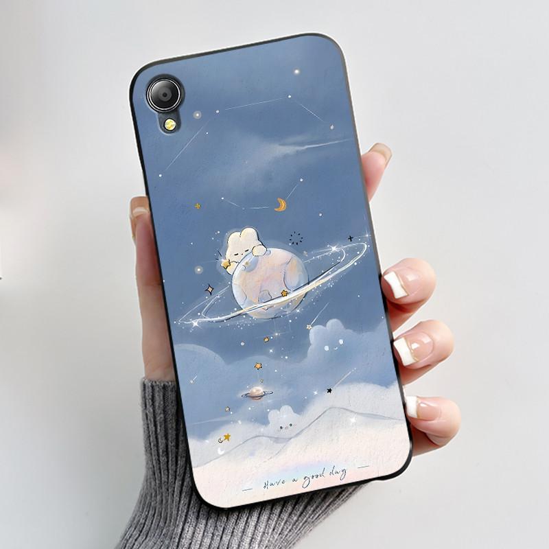 For Asus ZenFone Live (L1) ZA550KL Case Capa Cute Cartoon Printing Shell Coque Protective Cover Soft Silicone Black Phone Casing