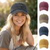 Washed Cotton Dad Hat Rainbow Hook Printed Adjustable Hat Vintage Sun Protection Hat  For Men Women