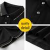 MiiOW Men's Ice Silk Quick-Dry Polo T-Shirt