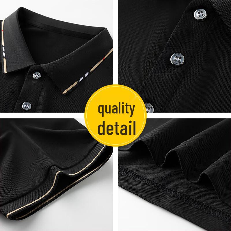 MiiOW Men's Ice Silk Quick-Dry Polo T-Shirt