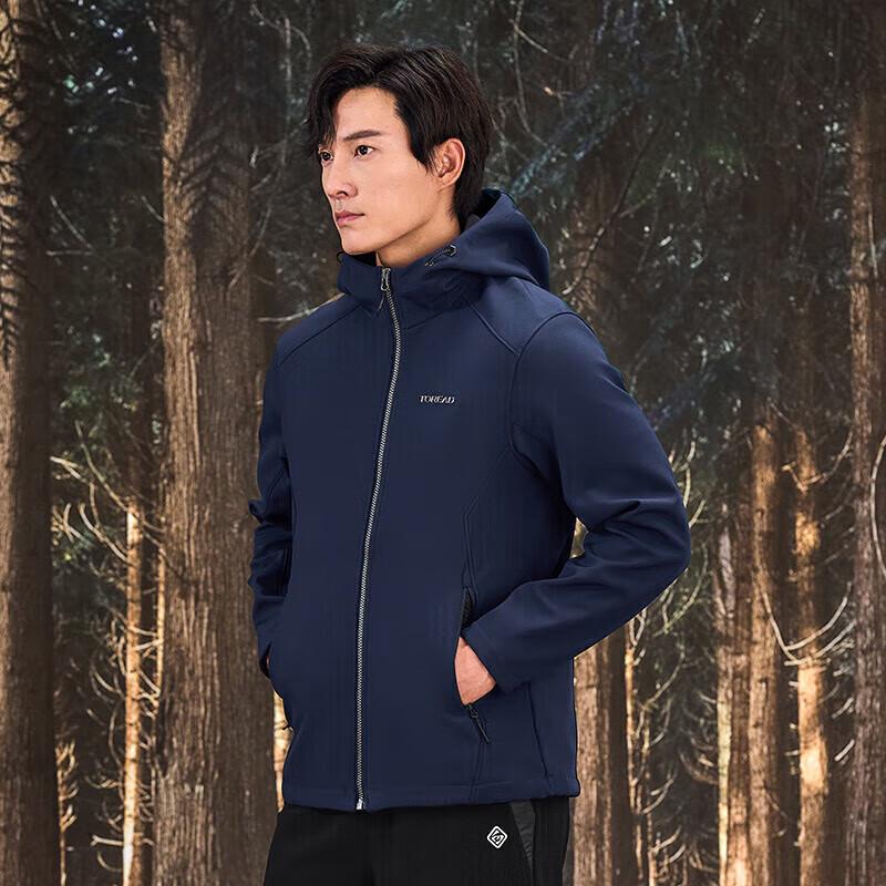 Toread Outdoor Windproof Fleece-Lined Softshell Jacket