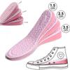 NO.8 EVA Memory Foam Invisible Height Increased Insoles for Women Shoes Inner Sole Shoe Insert Lift Heel Comfort Heightening Insoles