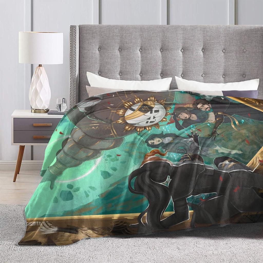 Esquie Clair Obscur Expedition 33 Game Blanket Plush Awesome Breathable Throw Blanket for Bed Sofa All Season