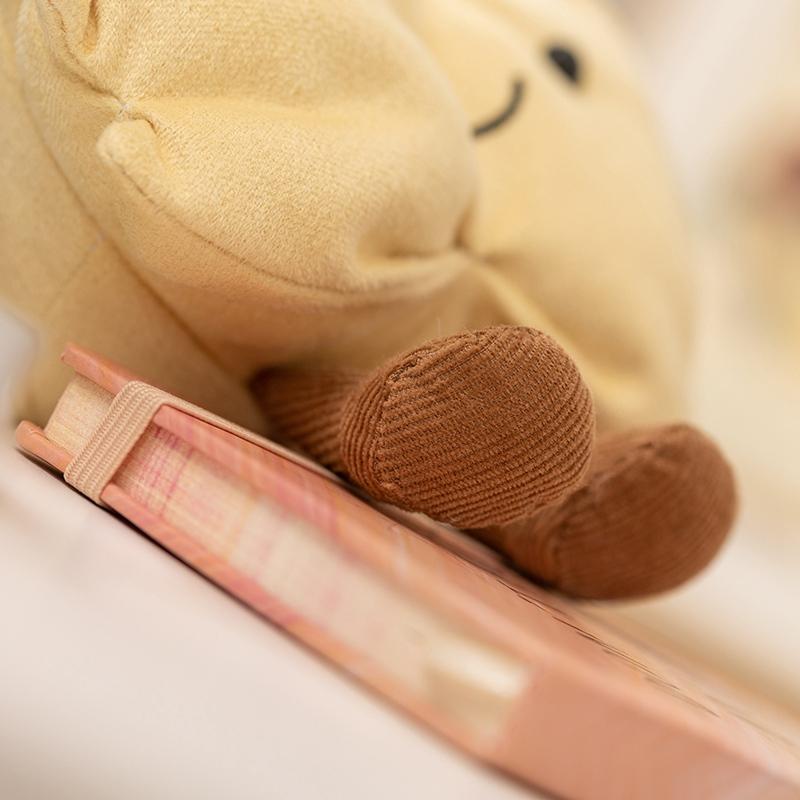 Милая улыбающаяся пельмешка Плюшевая игрушка Мягкая плюшевая ткань Игрушка для детей Креативная форма еды Домашний декор Уникальный подарок для друзей