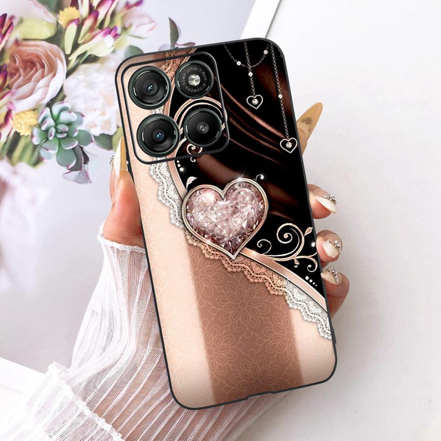 Для Motorola Moto G67 Moto G77 Чехол Мультяшный Кот Силиконовый Мягкий ТПУ Задние Крышки Для MotoG77 G 67 Чехол для Телефона MotoG67 G 77 5G Fundas