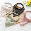 Summer Printting Hair Scarf Scrunchies Vintage Triangle Bandanas Hairband Headband Elastic Hair Bands Headwrap Hair Accessories
