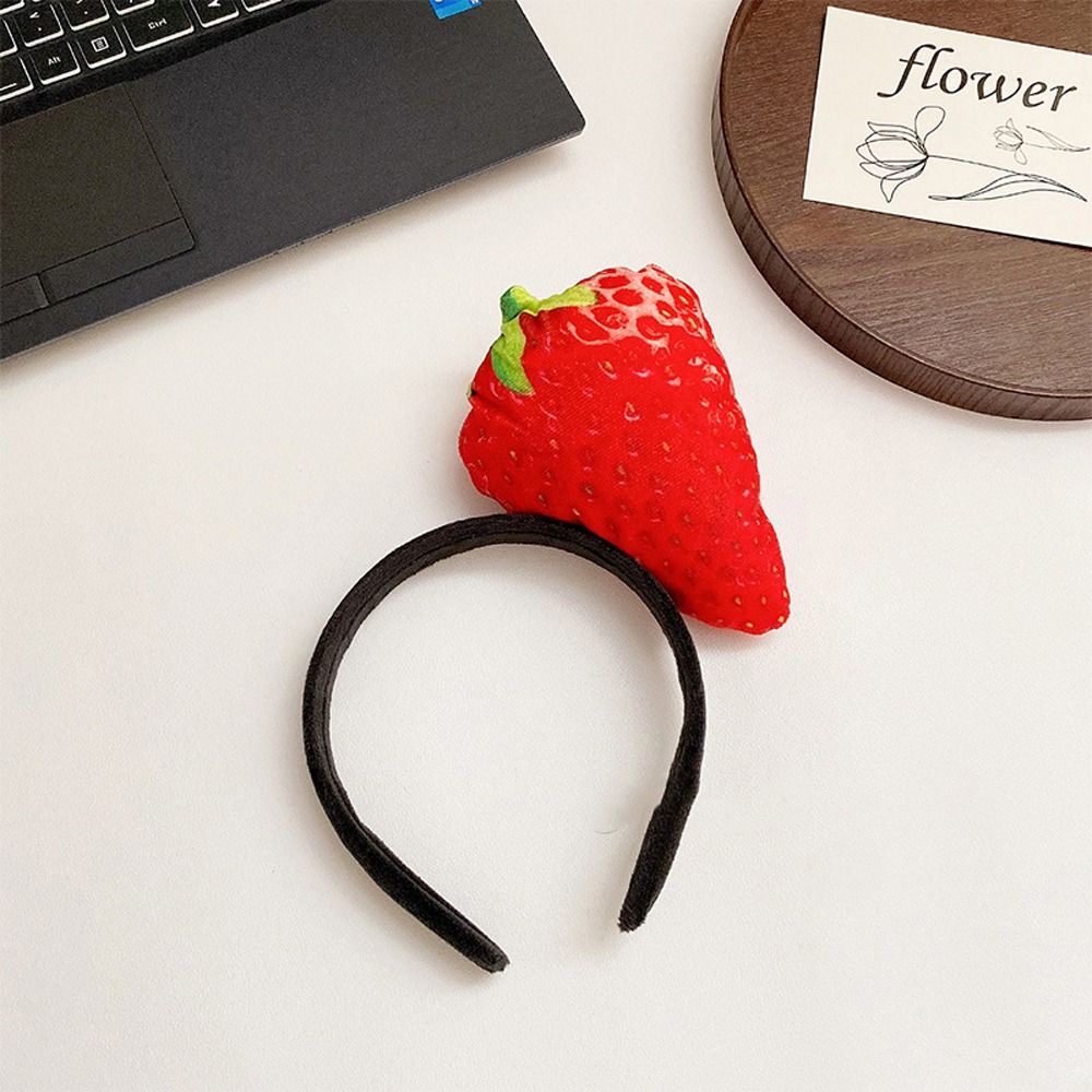 Vegetable Simulated Food Hair Hoop Strawberry Hotdog Headband Personality   Party