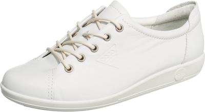 Кроссовки ECCO женские Soft 2.0 Tie, белые, 7-7. 5