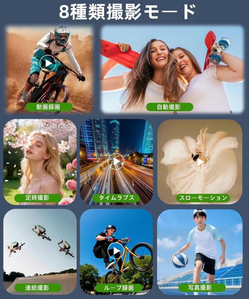 YULINJIA 4K Action Pocket Auto Face Rotating WIFI Transfer AF on All 32GB MicroSD Card Smartphone Compact Vlog Video Wearable Digital 2400mAh Black