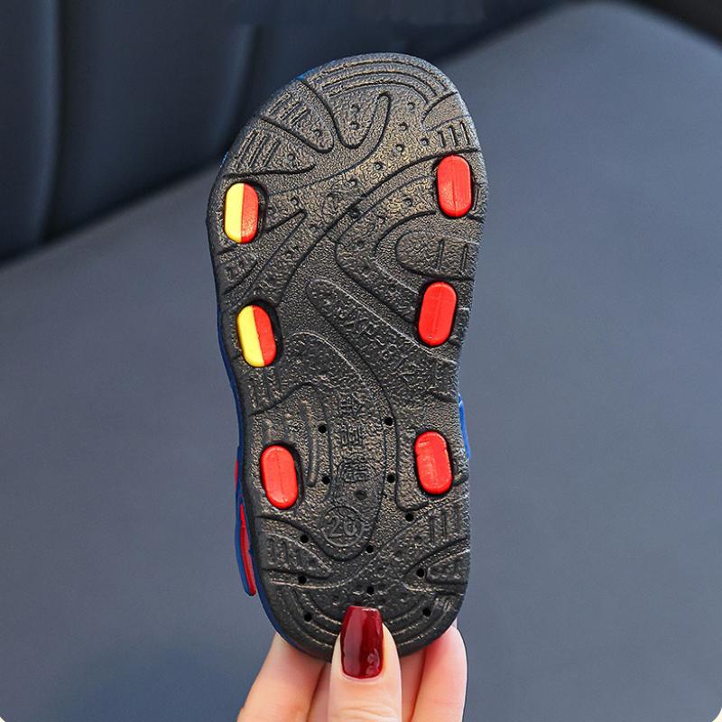 Детские сандалии, для мальчиков, детей среднего и старшего возраста, летние девочки, нескользящие ванные комнаты, пляжные сандалии для дома и на улице