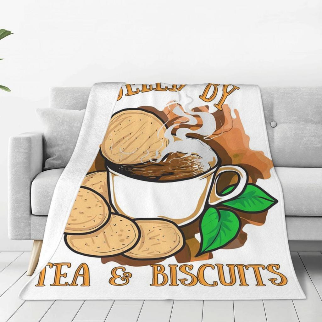 Плед-одеяло Rich Tea Мягкое теплое фланелевое покрывало для кровати Гостиной Пикника Путешествий Дома Дивана