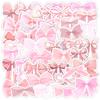 50 Pink Bow Series Graffiti Stickers Water Cup Mobile Phone Computer Suitcase Waterproof Decorative Stickers