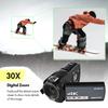 Ordro HDR-AX10 4K Digital Video Camera WiFi Camcorder DV Recorder 3.5 Inch IPS Touch Panel 30MP 30X
