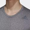 Adidas Freelift CC однотонная удобная мягкая футболка с круглым вырезом и коротким рукавом для мужчин, серая CE0866