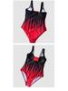 Gradient Sexy Backless One-Piece Swimsuit for Women