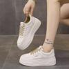 Thick-soled Heightening Little White Shoes Women's 2025 Autumn New Versatile Casual Board Shoes Comfortable and Non-slip Sports Women's Shoes