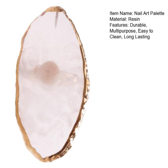 Палитра для нейл-арта Yousheng Регулируемая Высокая прочность Многоразовая Легко чистить Многоцелевая Смешивание цветов Смола Кольцо на палец Палитра для смешивания лака для ногтей