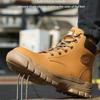 Labor Insurance Shoes Men's Waterproof Oil Abrasion-resistant Non-slip Work Shoes Steel-toed Shoes Safety Shoes Work Boots
