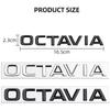 DAYB7 1pcs 3D ABS Octavia car Letter Rear trunk Decals Emblem badge sticker Decal Car styling For Skoda MK3 MK4 A5 A7 auto Accessories