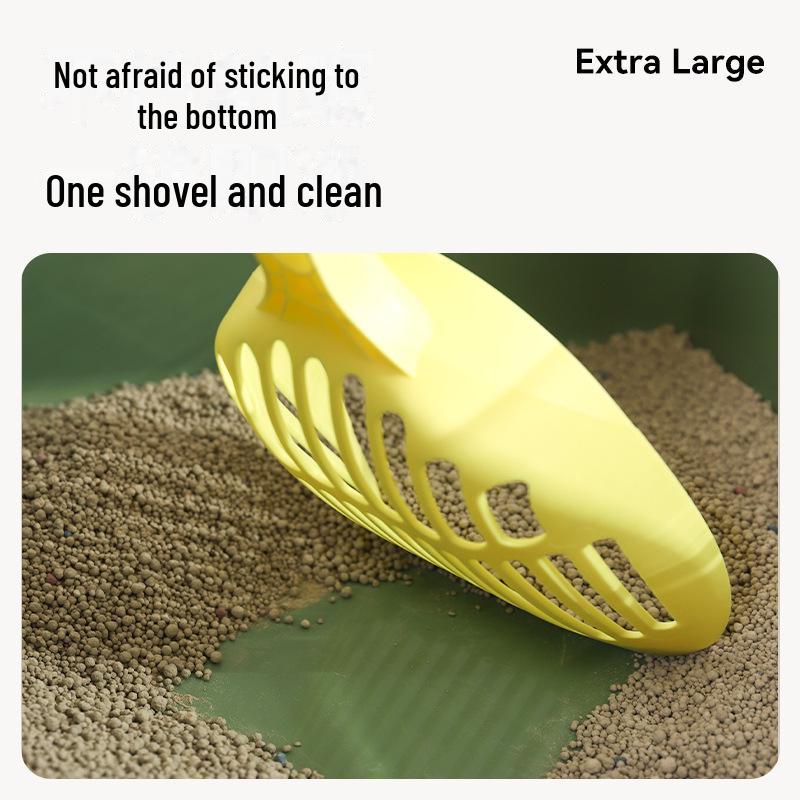 Лопата для чистки кошачьего туалета Hoopet для тофу-наполнителя – конструкция с мелкими отверстиями