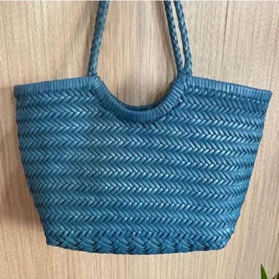 Элегантная кожаная сетчатая сумка для женщин, большая сумка через плечо для женщин