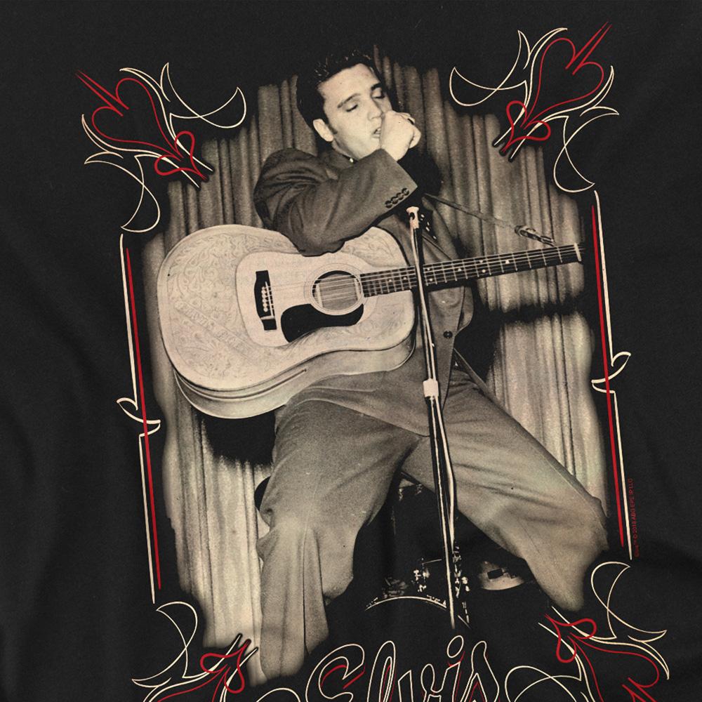 Elvis Presley Unisex Adult Pinstripe T-Shirt