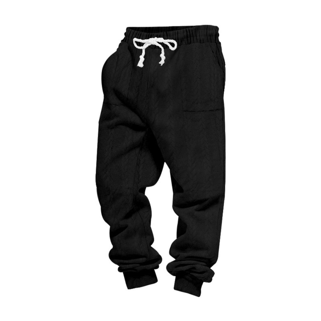 Men's Casual Sports Loose Solid Color Jogging Pants