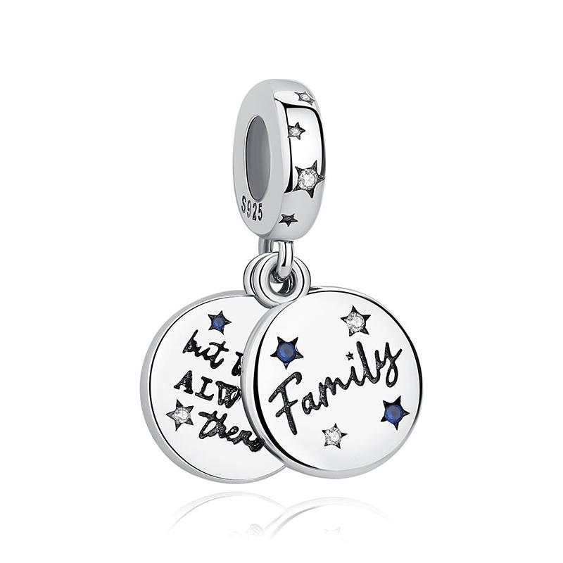 Original Charms Family Boy Girl Love Mom Friend Beads Fit Pan Brand Bracelets Necklaces Jewelry For Women