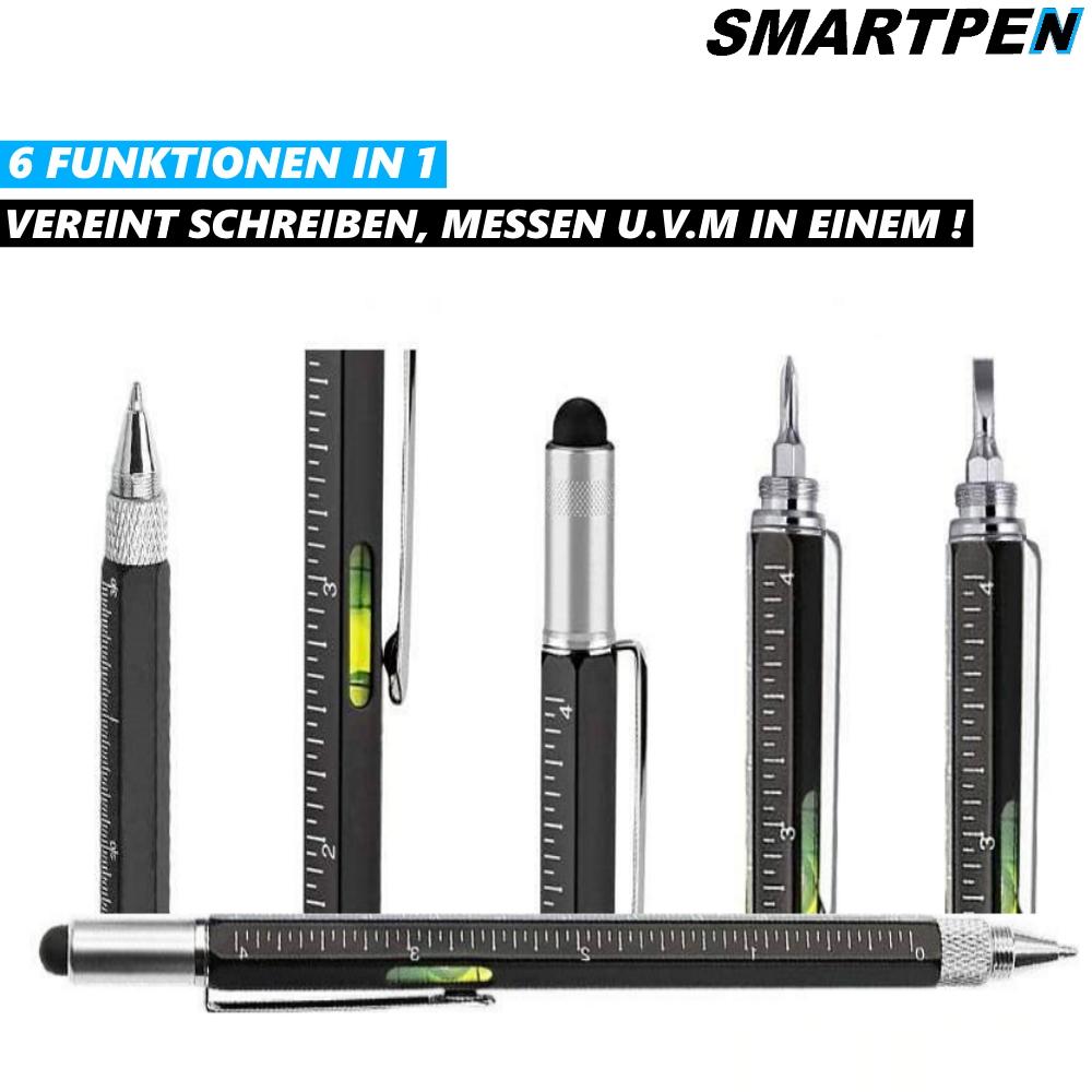 SMARTPEN многофункциональная шариковая ручка спиртовой уровень ручка-отвертка 6в1