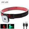 Super Bright LED Headlight with 4 Lighting Modes Head Lamp USB Rechargeable Long Range Flashlight for Night Running Bike Lights