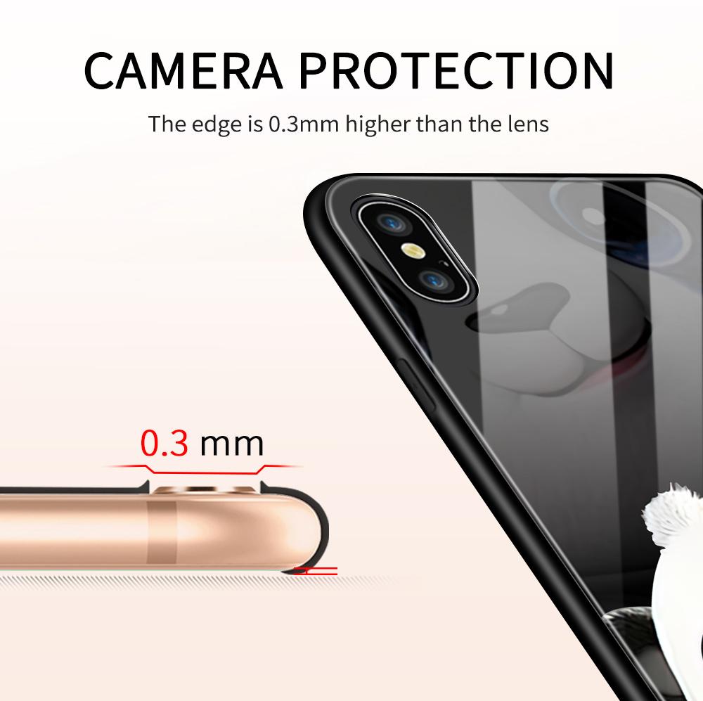 Tempered Glass Phone Case For Huawei P30Lite Honor 90Lite 9X X6A X9B Infinix Hot40 Note30 Tecno Spark20 Moto G15 G22 Soft Edge Shockproof Smooth Shell
