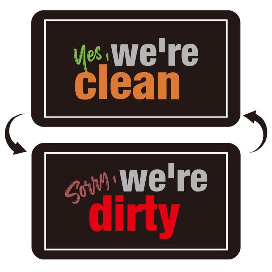 Магнитный чистый грязный знак, индикатор, полноразмерный сильный магнит, смоляные наклейки для кухни, дома, общежития, холодильника, посудомоечной машины, духовки