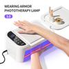 1pc LED Hand Pillow Light Therapy Lamp UV Glue Dryer, Fast Nail Dryer Nail Polish Curing UV Lamp With 5 Timers For Finger Nails