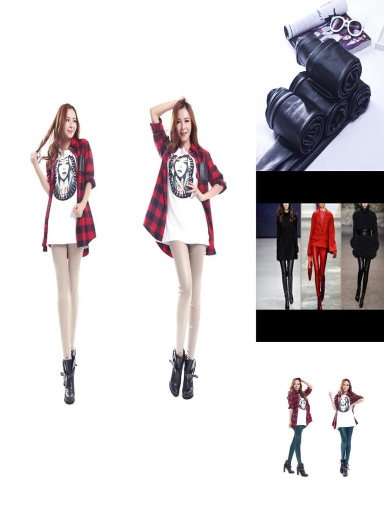 Elegant New For Women Girl Lady Faux Leather Pencil Pants Black Slim Trousers Legging For Chic Outfits