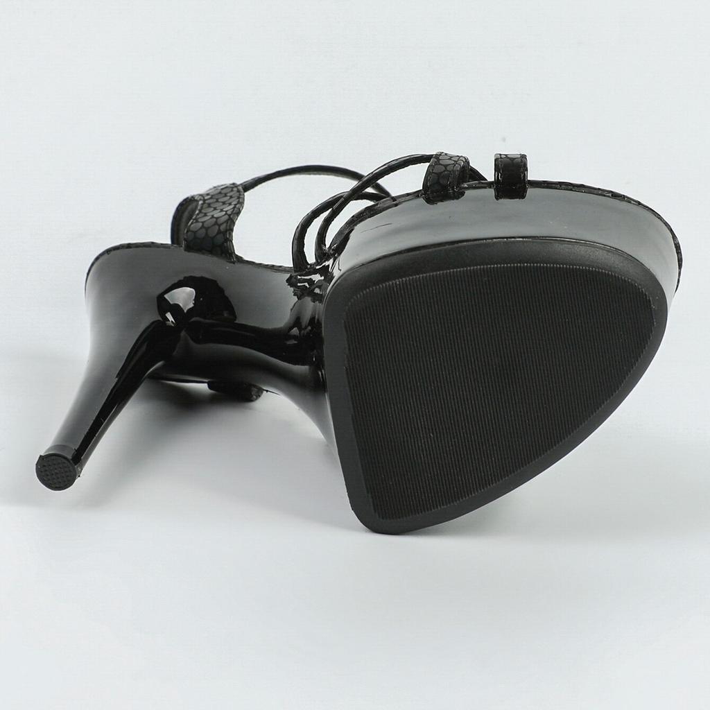 Women's Shoes Spring Clear Heels Sexy Sandals Slipper Girls Shoe for Party Club 14cm Heel 4cm Platform LFD-B3588