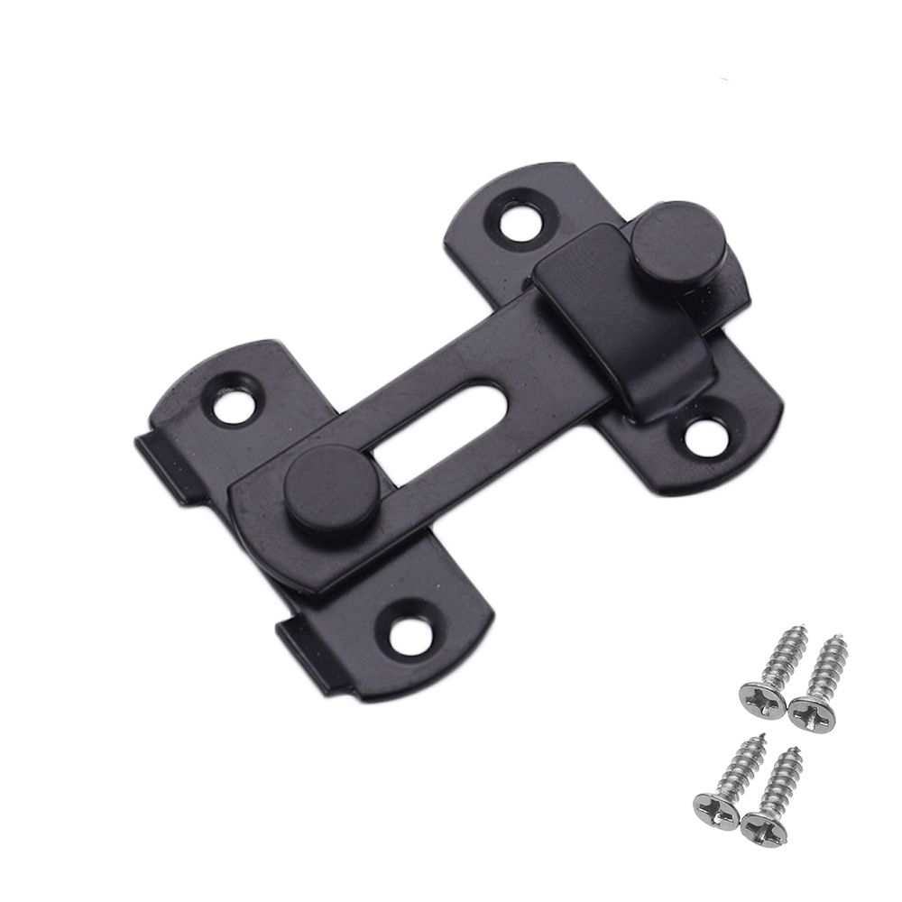 Clasp Security Silent Gate Buckle Stainless Steel Cabinet Catches Window Catch Lock Hasp Door Bolt