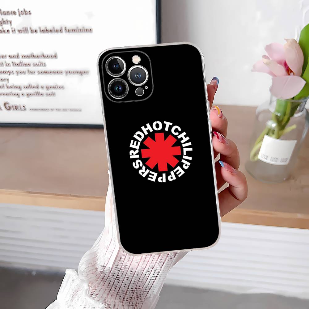 Ред Хот Чили Пепперс Группа Для IPhone 17 16 15 14 13 12 11 Pro Max Plus Mini Чехол Для Прозрачного Чехла