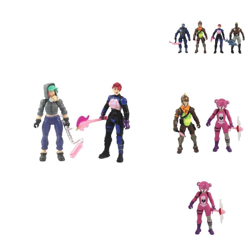 Fortnite 8 шт. Фигурка Кукла Вооруженные Детский Подарок Украшения для Торта на День Рождения Рождество