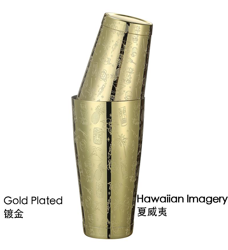 Шейкер для коктейлей Boston Shaker: Набор из 2 предметов: Профессиональный шейкер для коктейлей для бармена на 18 унций и 25 унций.